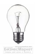 Лампа накаливания 75W Е27  СТАРТ прозрачная (100)