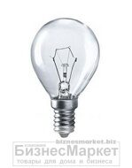 Лампа накаливания 40W E14 СТАРТ шар прозрачная