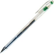 Ручка гелевая CROWN Зелёная 0,5мм (12)